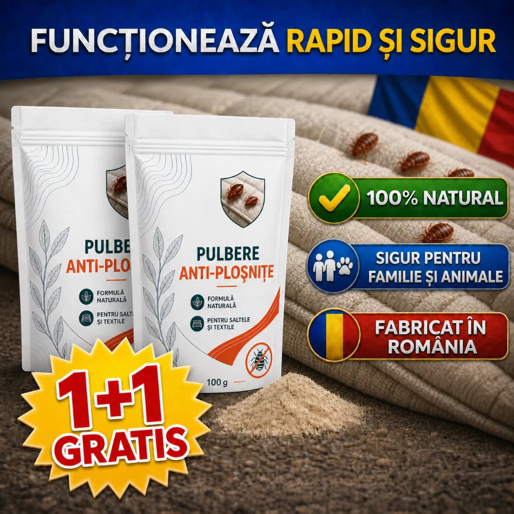 1+1 GRATIS - Scapă Rapid de Ploșnițele de Pat