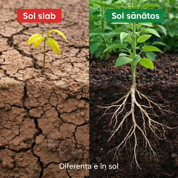 BioSol Pro™ – Biostimulator BIO pentru Sol Curat și Echilibrat – 1L