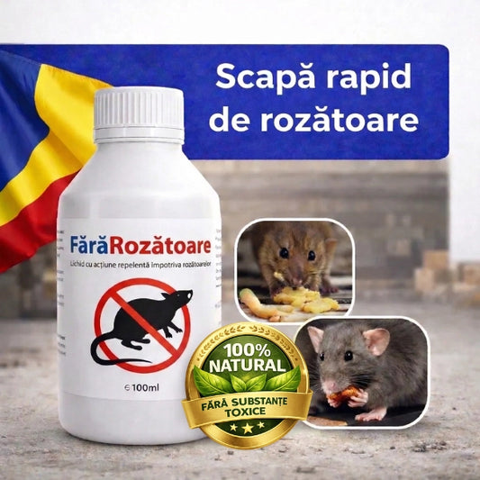 Soluție Anti-Rozătoare – Alungă Șoarecii și Șobolanii Rapid și Eficient