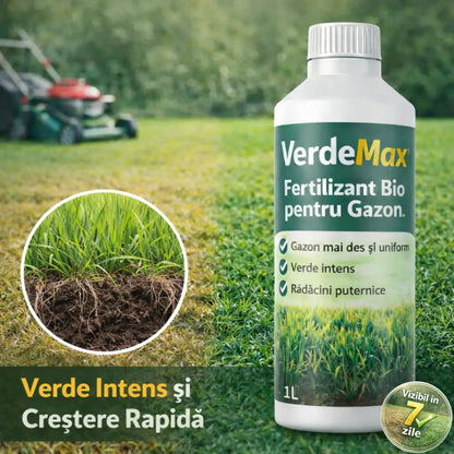 VerdeMax – Fertilizant Bio pentru Gazon, Verde Intens și Creștere Rapidă | 1L
